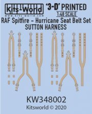 1/48 Raf Sutton Harness Seat Belt Set. Spitfire and Hurricane