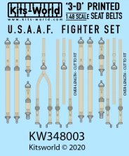 1/48 Usaaf Fighter Seat Belt Set