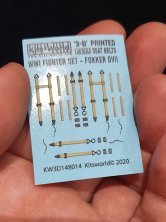 1/48 Colour 3D WWII Seat Belt decals WWI Fokker D.VII