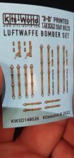 1/48 Luftwaffe Bomber seat belt Set
