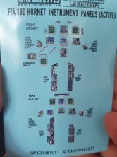 1/48 McDonnell Douglas F/A 18D Hornet 3D Full colour Instrument