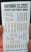 1/72 WWII Soviet Air Force WWII. Yakovlev Lavochkin Seat Belt