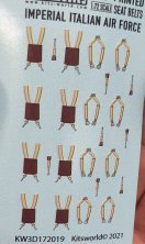 1/72 WWII Italian WWII Fighters Fiat Macchi Reggiane Seat Belt