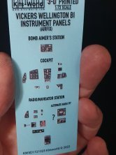 Vickers Wellington B Mk.I 1/72 scale 3D Full colour Instrument