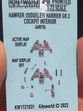 1/72 BAe Harrier GR.3 colour Instrument Panels