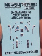 1/72 BAe Sea Harrier FA.2 colour Instrument Panels