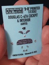 Douglas C-47A 1/72 scale 3D Full colour Instrument Panels