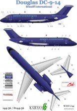 1/144 Douglas DC-9-14 Braniff International