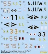 1/72 BF-109 of LG 2 & JG 77 decals