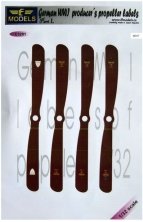 1/32 Decals German WWI producer's propeller labels