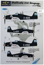 1/48 Decals Hellcats over Uruguay (EDU/HAS)