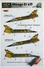 1/72 Decals Mirage F.1 ED (New Libyan Air Force)