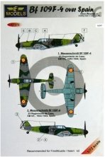 1/72 Decals Bf 109F-4 over Spain (ITAL)