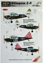 1/72 Decals Stinson L-5 USAF Part I. (AZ)