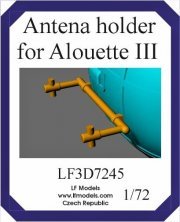 1/72 Antena holder for Alouette III for LF Models