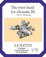 1/72 The rotor head for Alouette III LF