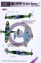 1/32 Decals Bf 109F-4 over Spain