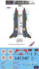1/32 Decals G-91R Gina Portuguese service Part I