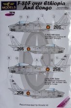 1/32 Decals F-86F over Ethiopia (KINETIC)