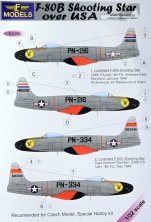1/32 Decal & mask F-80B Shooting Star over USA