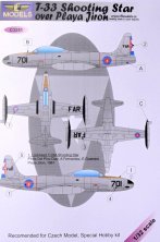 1/32 Decal & mask T-33 Shooting Star over Pl.Jiron