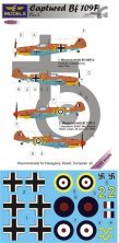 1/32 Decals Captured Bf 109F Part 1
