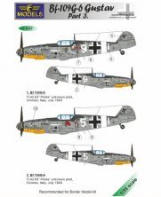 1/35 Decals Bf-109G-6 Gustav part III. for Border Models