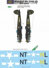 1/35 Decals He-111H-20 in USAF service for Border Models