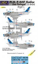 1/144 Decals F-86F Sabre over Portugal Pt.1