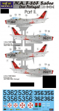 1/144 Decals F-86F Sabre over Portugal Pt.2