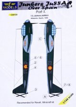 1/144 Decals Junkers Ju 88A-4 over Spain part 2