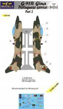 1/144 Decals G-91R Gina Portuguese service Part II