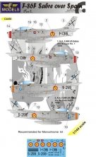 1/144 Decals F-86F Sabre over Spain part 1