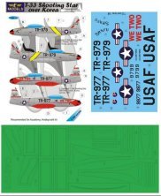 1/48 Decals T-33 Shooting over Korea (+mask)