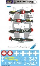 1/48 Decals Bf 109 over Swiss Part I. (HAS/TAM)