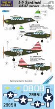 LF Model D�cals 1/48 L-5 Sentinel USAF pour Sword
