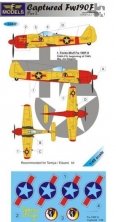 1/48 Decals Captured Fw190F  Part I. (TAM/EDU)