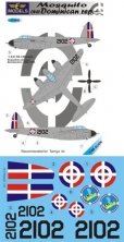 1/48 Decals Mosquito over Dominican Republic (TAM)