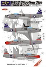 1/72 Decals F-80C Shooting Star over Korea (SWORD)