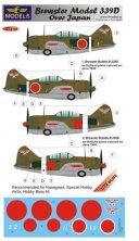 1/72 Decals Brewster Model 339D over Japan (HAS)