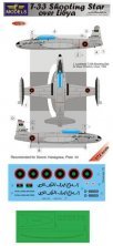 1/72 Decals T-33 Shooting Star over Libya (SWORD)