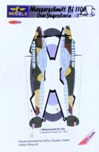 1/72 Decals Bf 110C over Yugoslavia