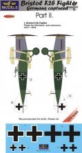 1/72 Decals Bristol F.2b Fighter Captured Part 2