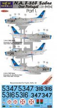 1/72 Decals F-86F Sabre over Portugal Pt. 1