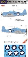 1/72 Decals F6F-3 Hellcat Part II