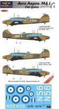 1/72 Decals Avro Anson Mk.I over Greece