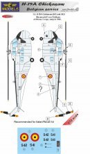 1/72 Decals H-19A Chicksaw in Belgian service