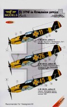 1/72 Decals for Bf 109E in Romanian service Vol II