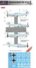 1/72 Decals Messerschmitt Bf 109G-10 (REV) Part I.