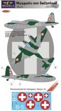 1/72 Decals Mosquito over Switzerland Part I.(HAS)